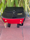 Red Bottom Mini Backpack - Black 