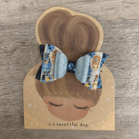 Blue Dog Bow 