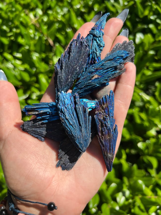 Rainbow Titanium Aura Kyanite