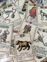 Image 9 of Superbe fac-similé rare! (Musée Fournier 2004) du jeu de cartes Astronomique, Allemagne 1719.