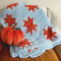 Image 2 of Autumn Stars Handmade Throw