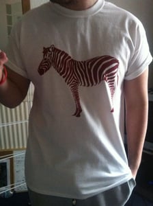 Image of Red Zebra Records T Shirt - LIMITED