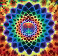 Image 3 of UV blacked out scrunch mandala 