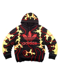 Image 1 of Reworked Cracky Flow Adidas Hoodie Size M