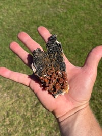 Image 13 of Vanadinite On Black Barite Specimen #2121