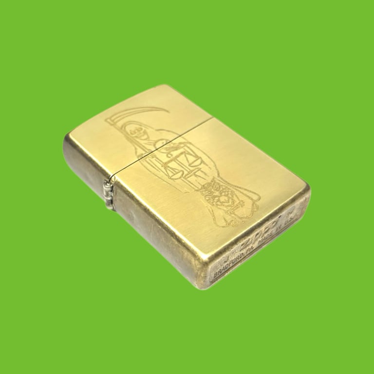 BRASS SANTA ZIPPO (Item# 629) Image 3