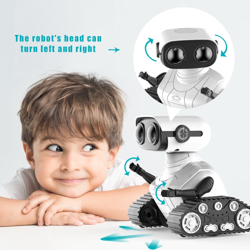 Image of Ebo Robot Toys Rechargeable RC Robot For Kids Boys And Girls Remote Control Toy With Music And LED E
