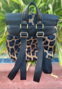 Image 3 of Red Bottom Mini Backpack - Leopard