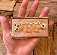 Image 2 of Phish hand stitch patch “ come waste ”