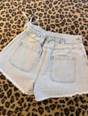 Denim skort/shirt lace Bow 