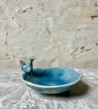 Image 1 of Animal Dish - Blue Peacock 
