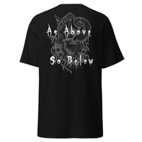 Image 2 of As Above So Below B&W T-Shirt