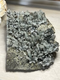 Image 14 of Large Quartz Crystal Points Cluster with inclusions & Fluorite | China #2887