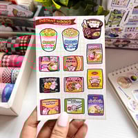 Image 2 of Instant Noodles | Matte Sticker Sheet