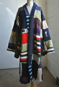 Image 1 of Upcycled Patchwork Kimono coat