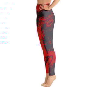 Olympia Grey Pattern Yoga Leggings