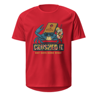 Image 4 of “Crushed It.” Bay Days Done Right – Breathable Mesh Athletic Shirt (Unisex)