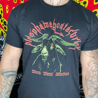 Image 2 of Blasphamagoatachrist - Black Metal Warfare SHORT SLEEVE