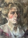 Old oil portrait 