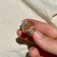 Image 2 of AMBER BASKET RING (S)