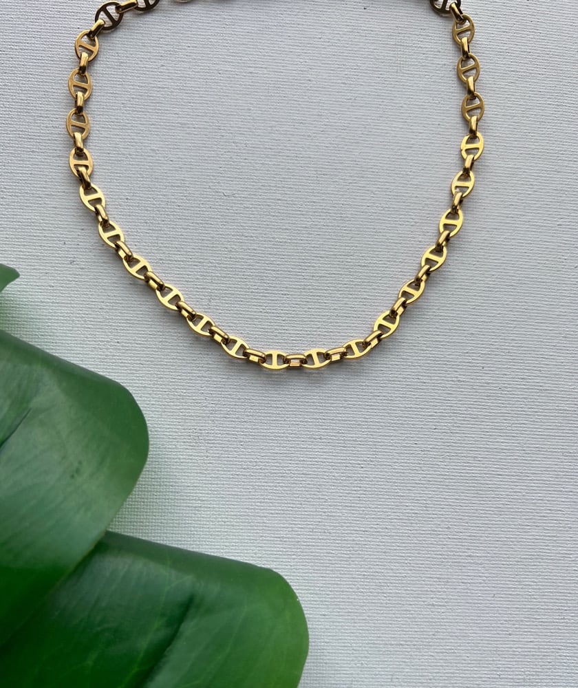 Image of SAY IT • Gold Choker Necklace
