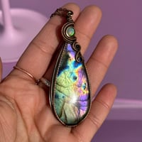 Image 2 of Purple Labradorite x Ethiopian Opal 💜💫
