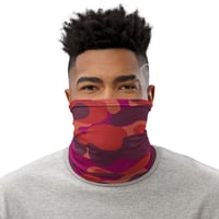 Image 2 of Red Navy Neck Gaiter