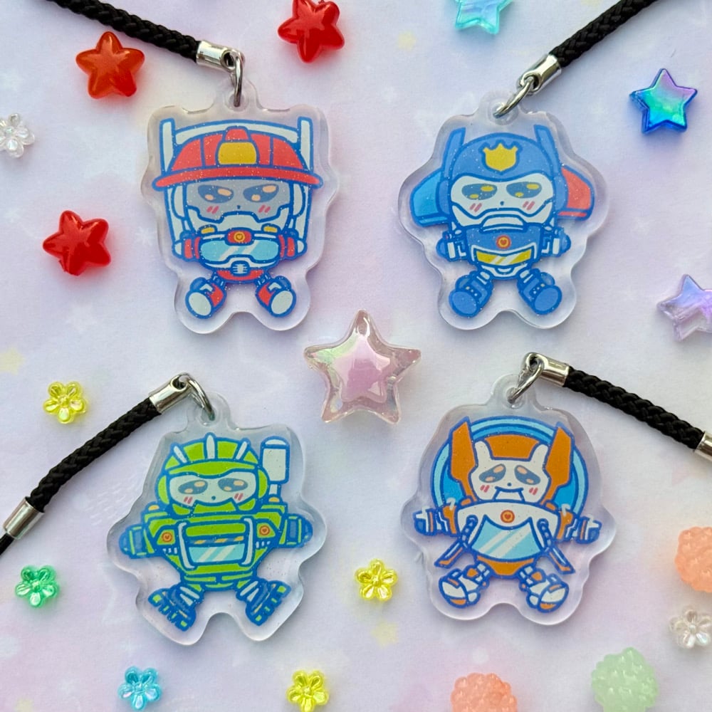 Image of Rescue Bot Phone Charms