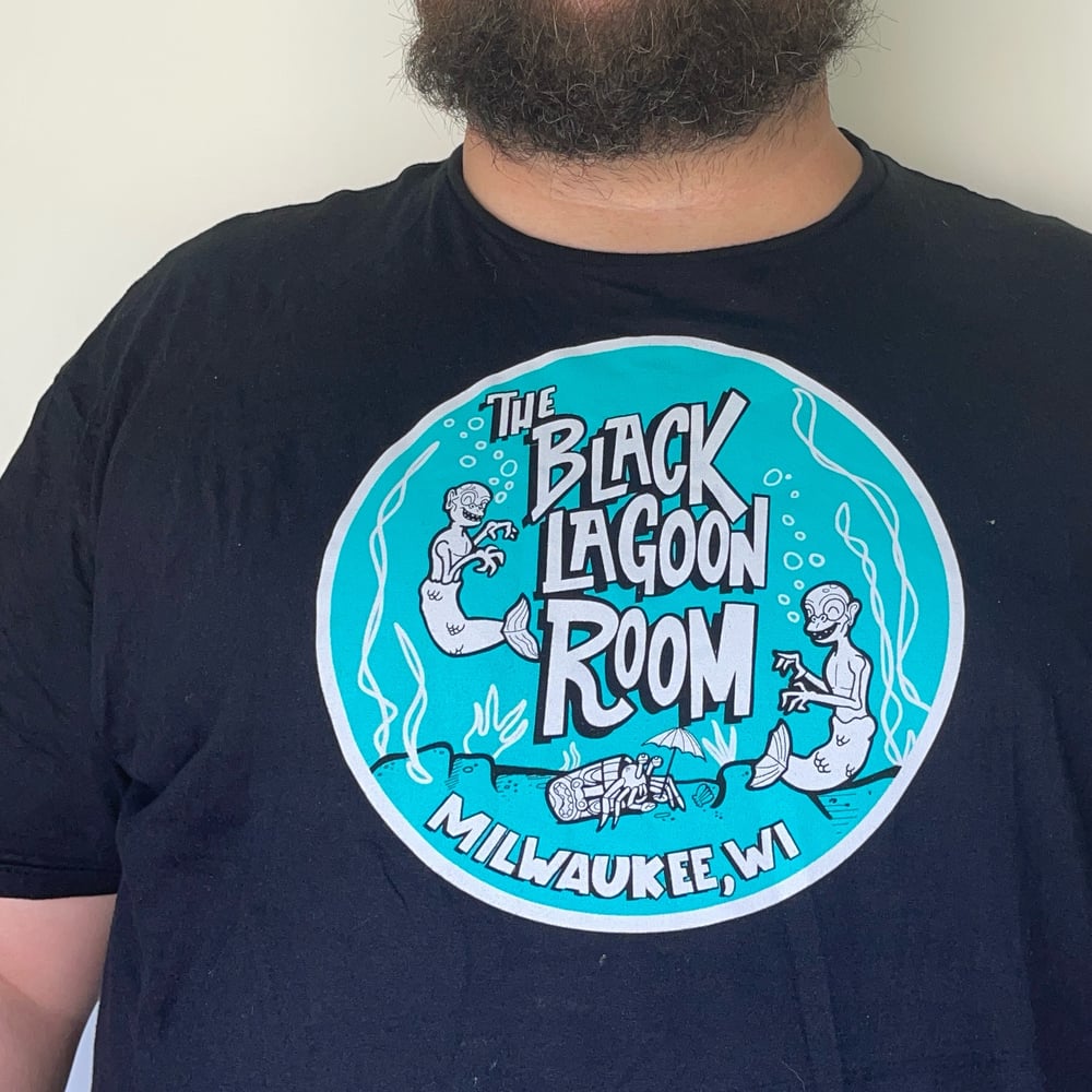 BLACK LAGOON ROOM Fiji Fun Logo 100% Cotton Men’s T-Shirt