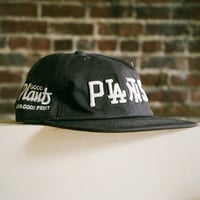 Washed Cotton 6 Panel Unstructured Strapback - Grey 