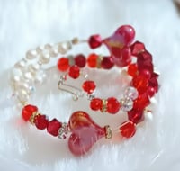 Image 2 of Red Wrap Bracelet 