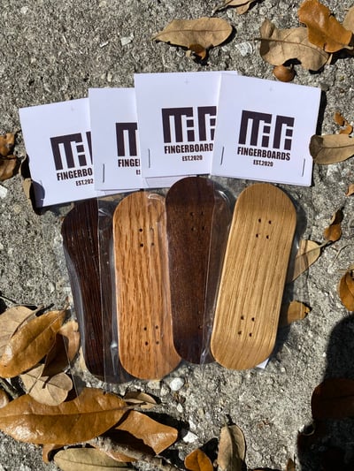 Image of Mini fingerboards Exotic blanks 32mm 