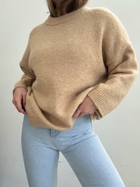Image 1 of Vintage oversized beige sweater // XL