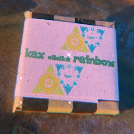 Image of Kaz Oil Slick Rainbow Chocolate Bar