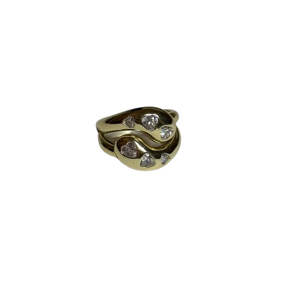 Image of The Ying Yang Crystal Ring 