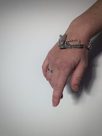 Image 4 of Fossilised Coral T Bar Bracelet 