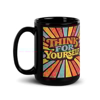 Image 3 of Think For Yourself Retro Mug – Vintage Coffee Mug