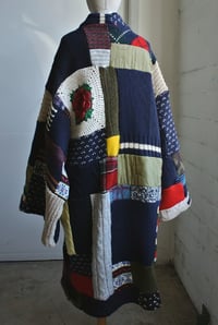 Image 4 of Upcycled Patchwork Kimono coat
