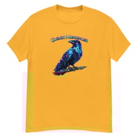 Image 8 of Cosmic Messenger Raven Shirt – Mystical Galaxy Crow Unisex T-Shirt | Celestial Raven Art 