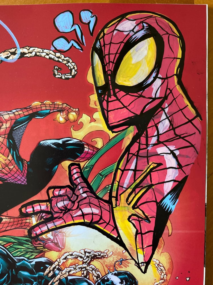 Image of XL SPIDER-MAN Gleason Gleason Remarque & Signature with COA