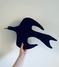 Image 2 of Velvet Blackbird Cushion 