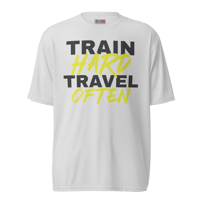 Image 2 of Train Hard Travel Often Unisex Performance Shirt