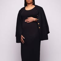 Image 4 of Evan Picone Black Wool Suit Jacket 