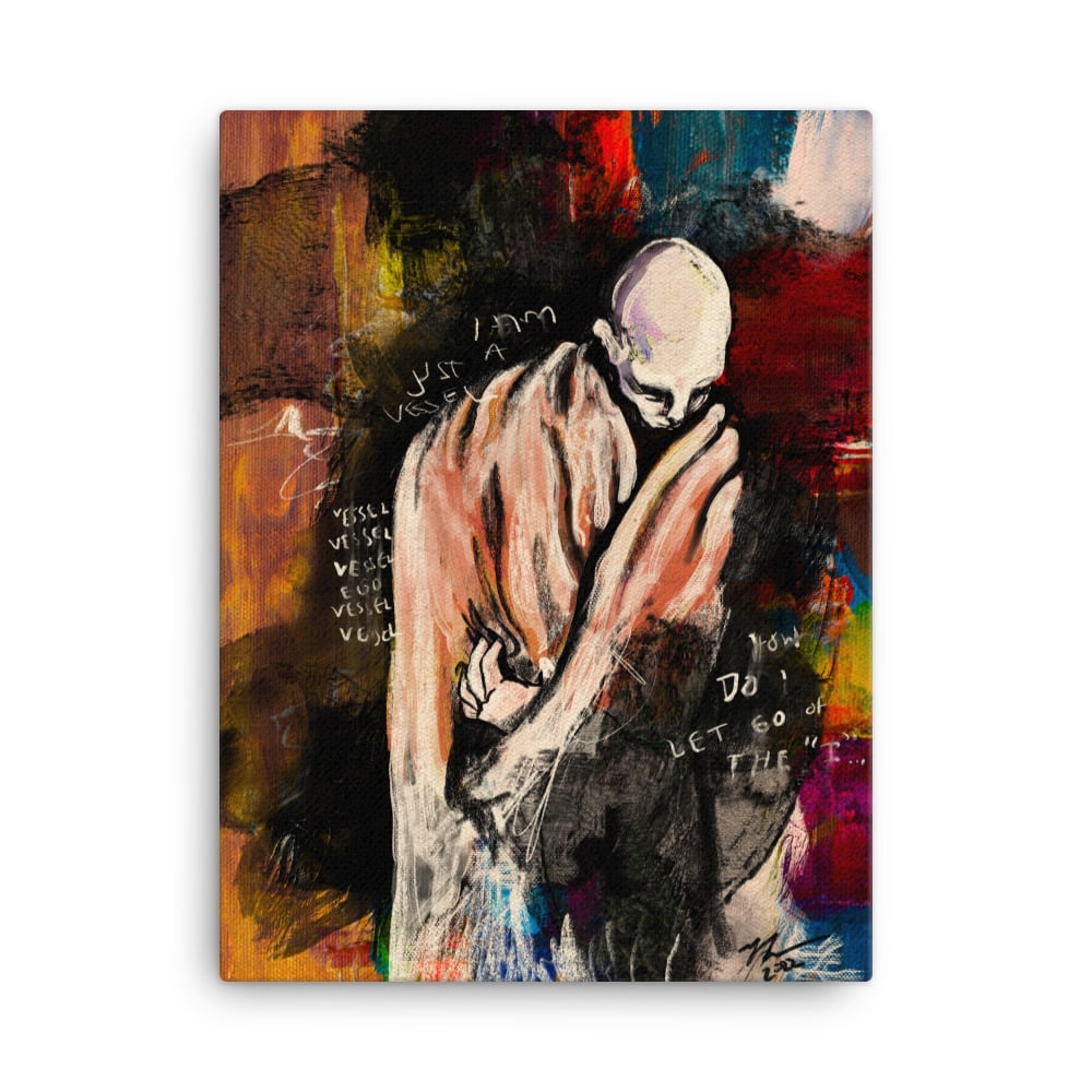 Image of Deep in Meditation - Canvas Print