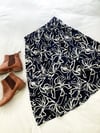 Ready Made Abstract Navy & White Rachael Skirt with Free Postage 