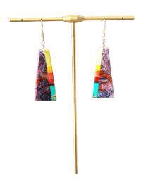 Image 2 of Canyon Dawn Inlay Earrings 