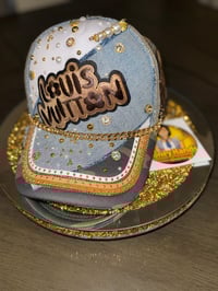 Image 1 of LV Denim Trucker Hat