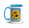  Sunflower Garden Mug - Lt. Blue