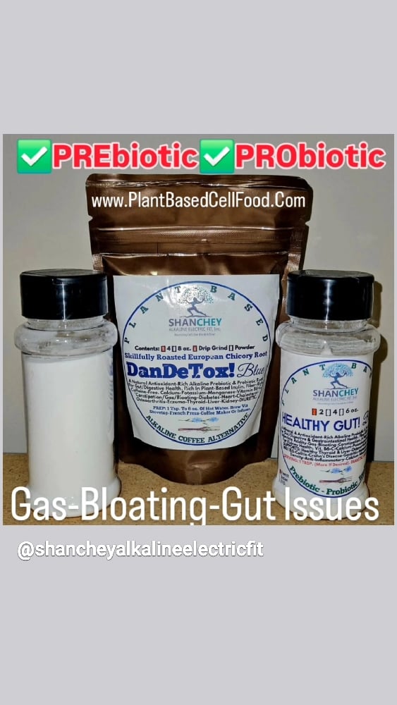 Healthy Gut! Prebiotic-Probiotic Powder. Menopause-Bones-Colitis-Gas-Bloating-Diabetes-Cravings