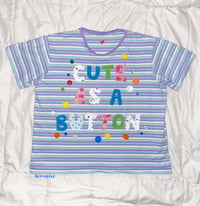 Image 1 of button tshirt